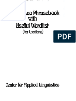 Lao Phrasebook PDF