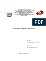 Monografía de La Evasión y Elusion Fiscal en Venezuela