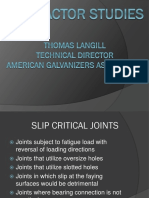 Slip Coefficient per RCSC (0.35) and AISC (0.30) for galvanized surfaces 4-4-Langill.pdf