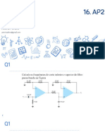 Eletrônica Analógica - 16. Avaliação AmpOp