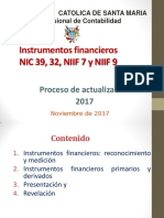 Instrumentos Financieros NIC 39, 32, NIIF 7 y NIIF 9: Proceso de Actualización 2017