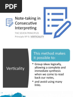 Note-Taking in Consecutive Interpreting v.2