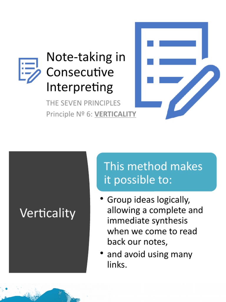 Note-Taking in Consecutive Interpreting v.2 | PDF | Finance & Money ...