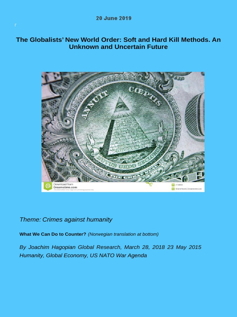 The Globalists New World Order Soft and Hard Kill Methods | PDF ...