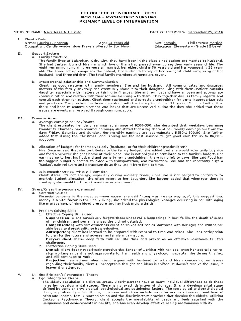 09.27.10primary Level of Intervention | PDF | Psychology | Psychosocial