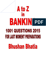 1001 Questions For Last Moment Banking Preparations