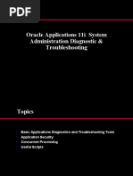 Oracle Applications 11i System Administration Diagnostic & Troubleshooting