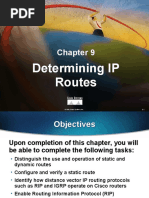 Determining IP Routes: © 1999, Cisco Systems, Inc