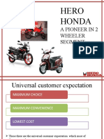 Hero Honda: A Pioneer in 2 Wheeler Segment