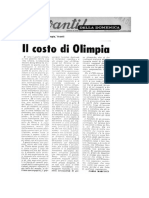 Carlo Macucci, Il Costo D Olimpia,' Avanti