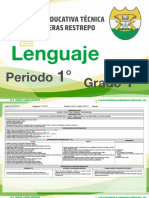 Lenguaje - 1° Periodo - I.E.T. Carlos Lleras Restrepo
