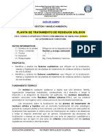 10 - Guía de Campo - Planta de Residuos Solidos CEPASC