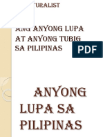 Report in AP Anyong Lupa, Anyong Tubig