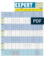 Jewel Experts Time Table