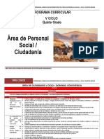 3 ÁREAS PERSONAL SOCIAL 5º Grado RUTAS.doc