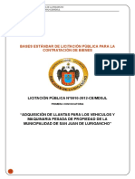 Presupuesto de Licitaciones