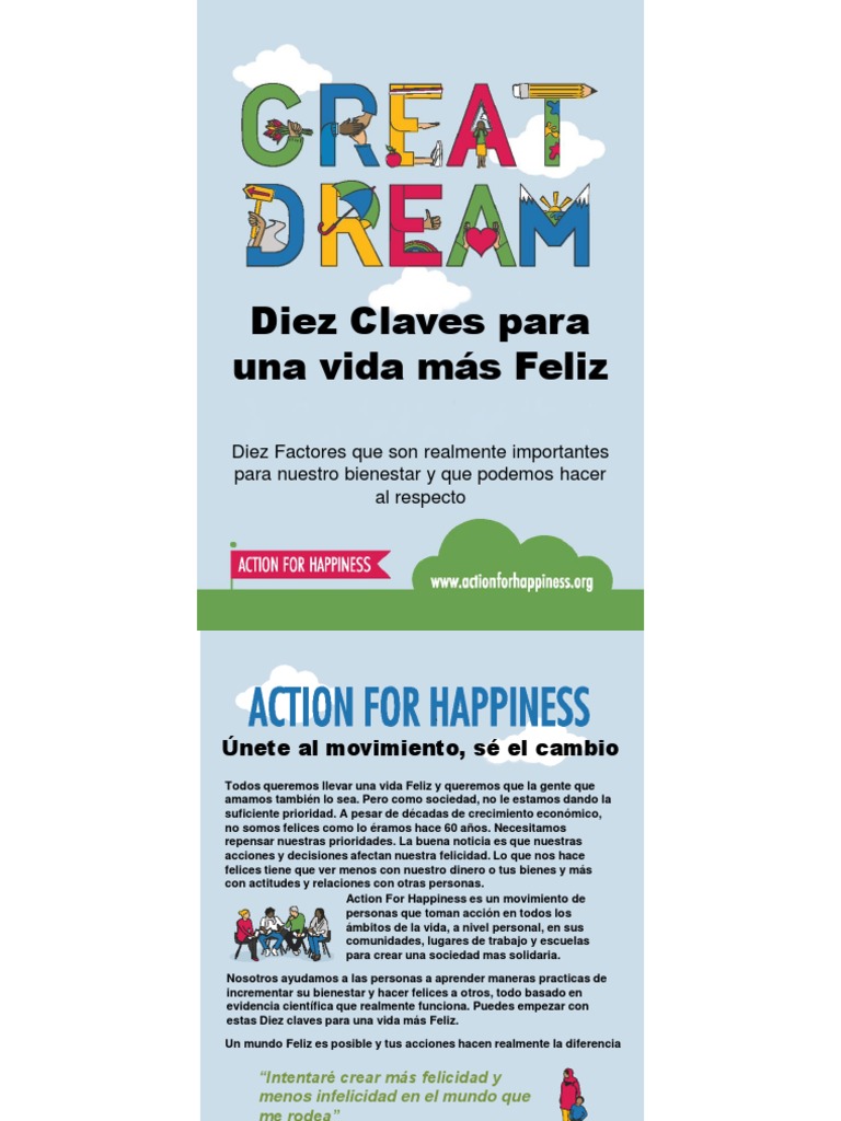 Diez Claves para una Vida Feliz | PDF | Felicidad | Bienestar