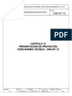 Capitulo 12 Presentación de Proyectos Cens-Norma Técnica - CNS-NT-12 PDF