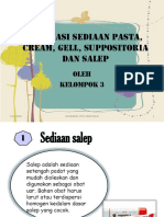 Evaluasi Sediaan Pasta, Cream, Gell