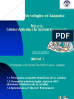 Unidad 1 Calidad Aplicada A La Gestion Empresarial