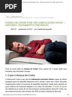 Doença de Crohn Pode Ter Complicações Fatais → Sintomas, Tratamento e Prevenção - greenMe.com.br
