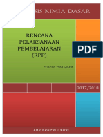 RPP 1 Akd (Penyiapan Laboratorium Untuk Analisis Rutin