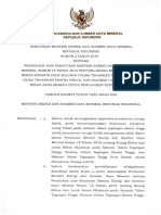 Permen ESDM No 2 Tahun 2019 tentang Perubahan atas Permen ESDM No 18 Tahun 2015 tentang Ruang Bebas dan Jarak Bebas Minimum pada SUTT, SUTET, dan SUTAS untuk Penyaluran Tenaga List.pdf