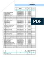 NO Nama Nip Baru 1 2 3 4 5 6 GOL Ruang TMT Gol Ruang Maksimalgo L