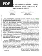 Evaluating The Performance of Machine Learning Algorithms in Financial Market Forecasting