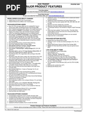 2020 ford transit order guide pdf