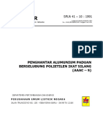 041-10 Penghantar Alumunium Paduan Berselubung Polietilen Ikat Silang AAAC S