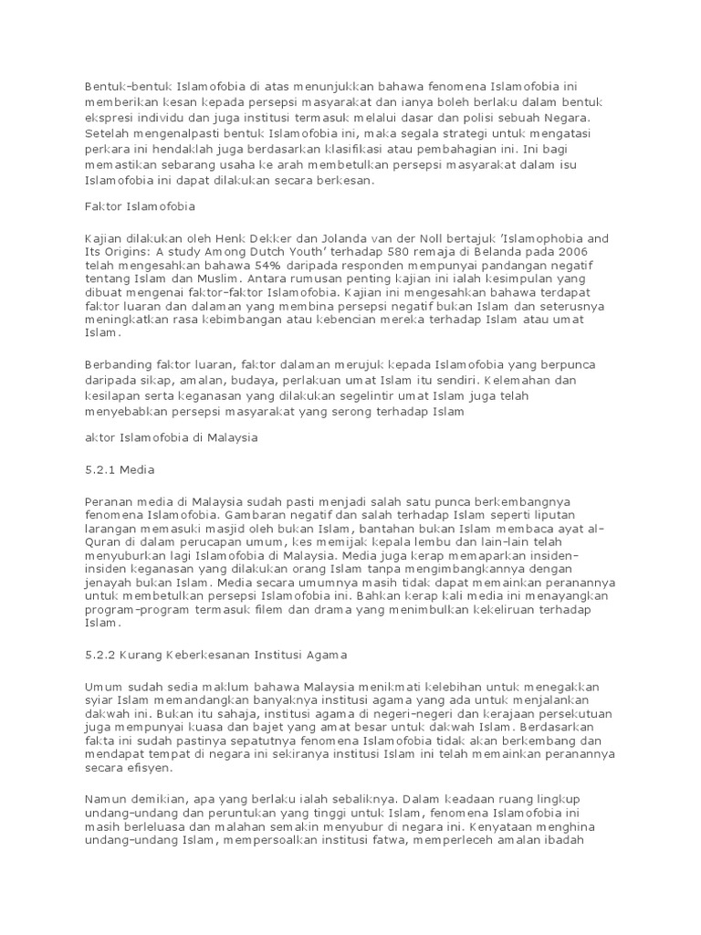 Rujukan Titas Islamophobia Pdf