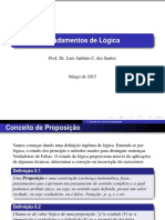 Fundamentos Lógica Proposições