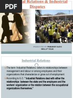 Industrial Relations Industrial Disputes - Prikshit Saini