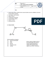 Aircraft Design I: A. Mission Specifications