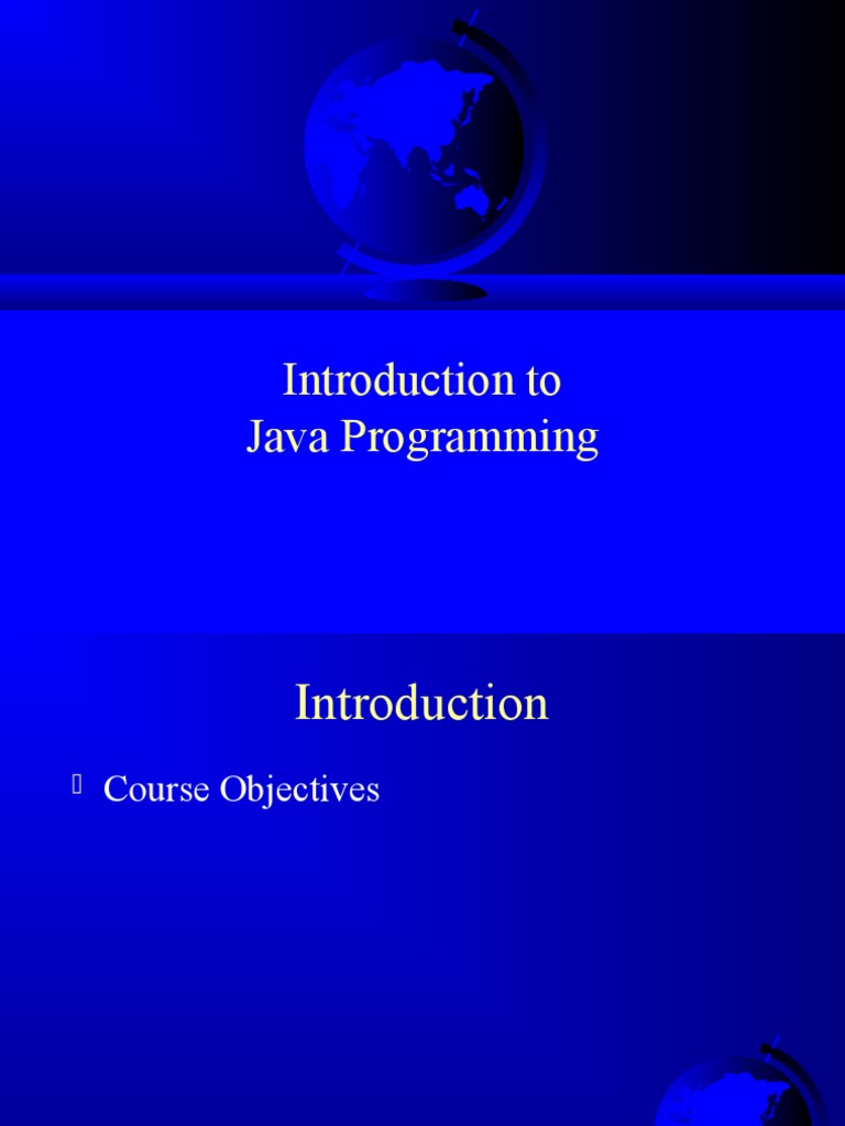 Introduction To Java Programming | PDF | Java (Programming Language ...