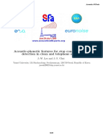 Acoustic-Phonetic Features For Stop Consonant Place... - Lee & Choi