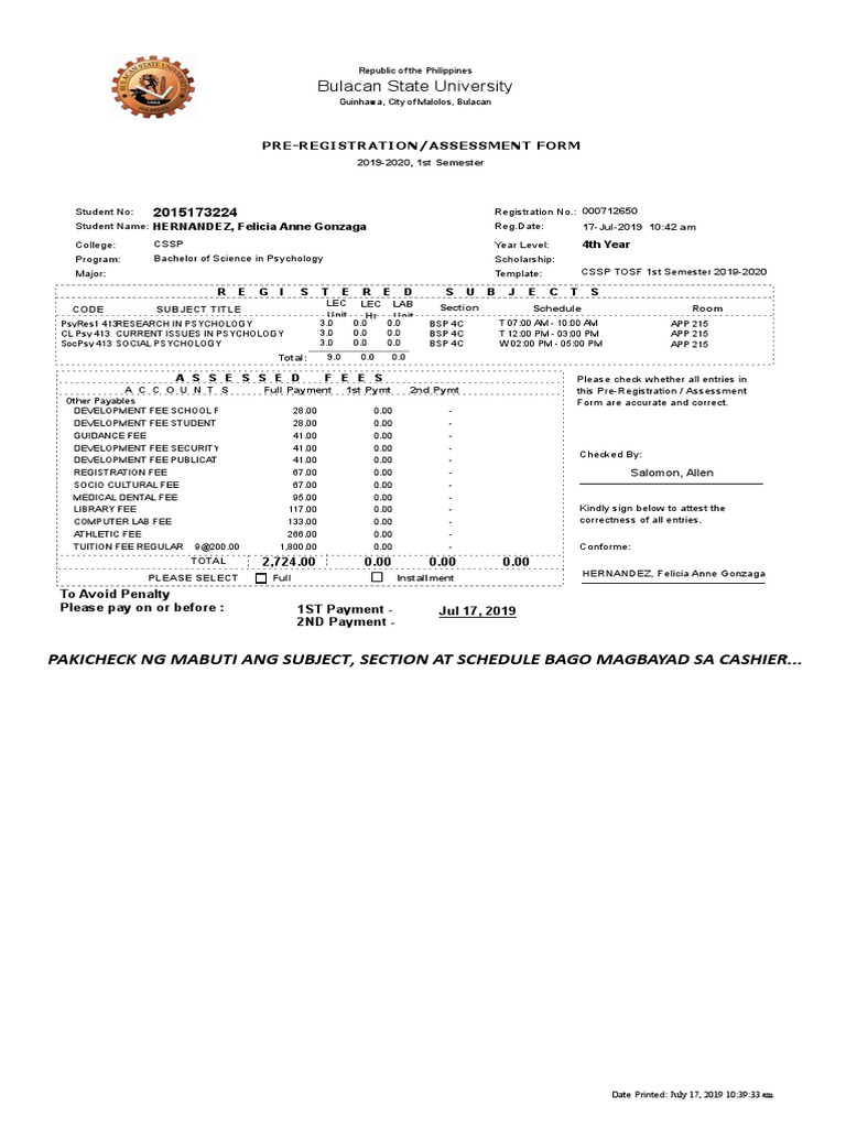 Pre Registration 712650asdff | PDF | Academia