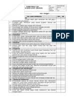 Form Checklist Bengkel