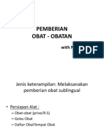 Pemberian Obat-Obatan