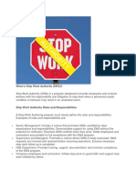 What Is Stop Work Authority (SWA) ?