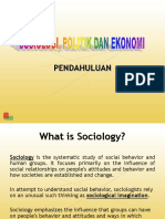 Sosiologi Politik Dan Ekonomi