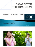 Sejarah Teknologi Telekomunikasi