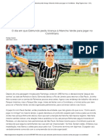 O Dia Em Que Edmundo Pediu Licença à Mancha Verde Para Jogar No Corinthians - Blog Pagina Cinco - UOL