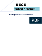 BECE Integrated Science Past Questions