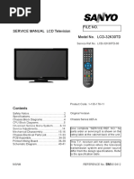 Sanyo lcd-32k30td Chassis Ue5-A SM PDF