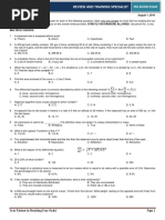 Math Pre-Board Aug 2016 - Without Answer