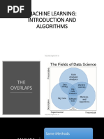 Machine Learning: Introduction and Algorithms: Maj Aditya Singh SOATE 41