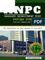 NNPC Recruitment Test Past Questions Study Pack Opt