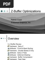 Z-Buffer Optimizations: Patrick Cozzi Analytical Graphics, Inc